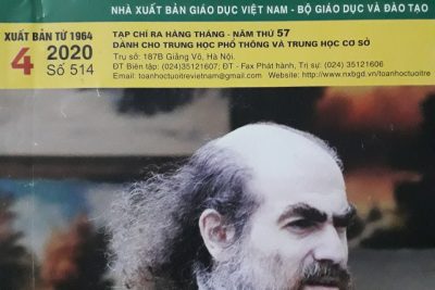 CHUYÊN ĐỀ: “ỨNG DỤNG CỦA PHƯƠNG PHÁP TỔNG BÌNH PHƯƠNG”-TRẦN NGỌC DUY – ĐĂNG TRÊN BÁO THTT SỐ 514 NĂM 2020