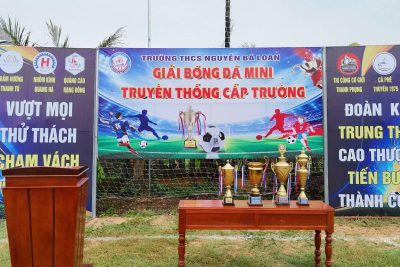 KHAI MẠC BÓNG ĐÁ NĂM HỌC 2026-2027 TRƯỜNG THCS NGUYỄN BÁ LOAN